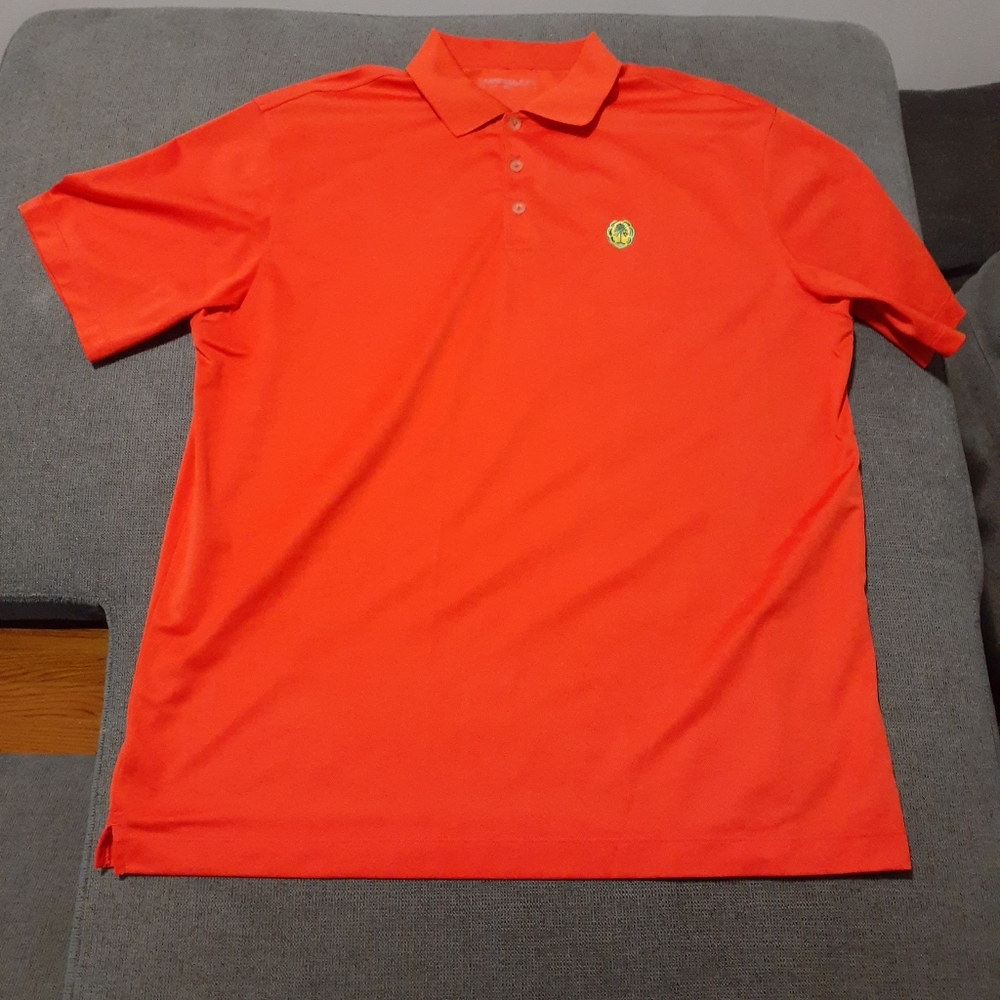 Nike Golf Dri-Fit Polo Shirt Men's Size XL XLarge Orange